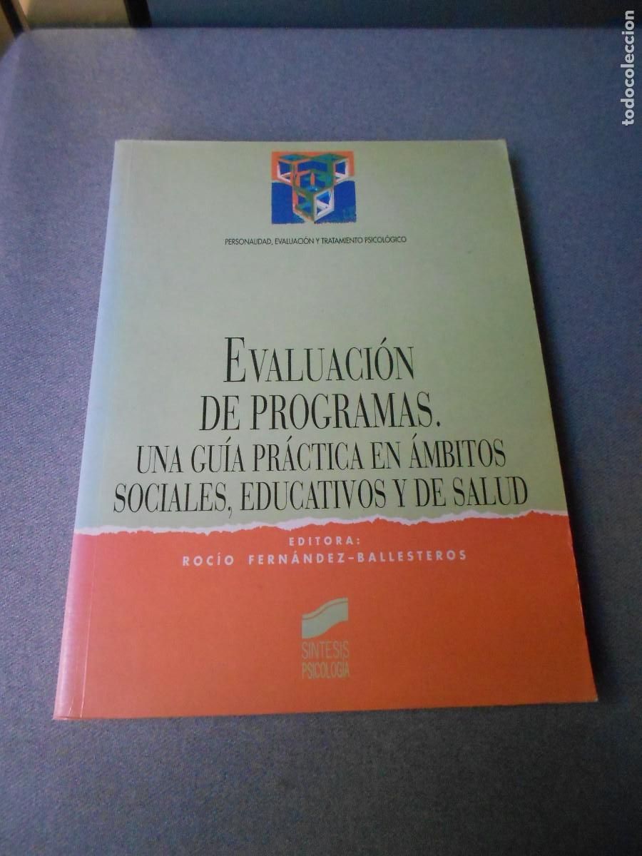 Libros de segunda mano: EVALUACION DE PROGRAMAS - Foto 1
