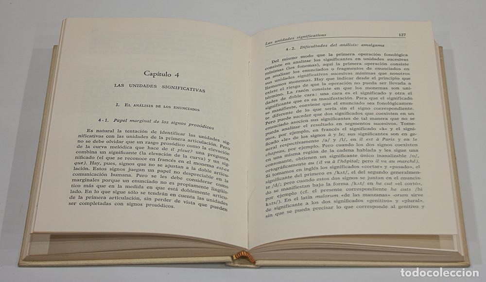 Libros de segunda mano: ELEMENTOS DE LING&Uuml;ISTICA GENERAL. ANDRE MARTINET. EDITORIAL GREDOS. 1970. - Foto 4
