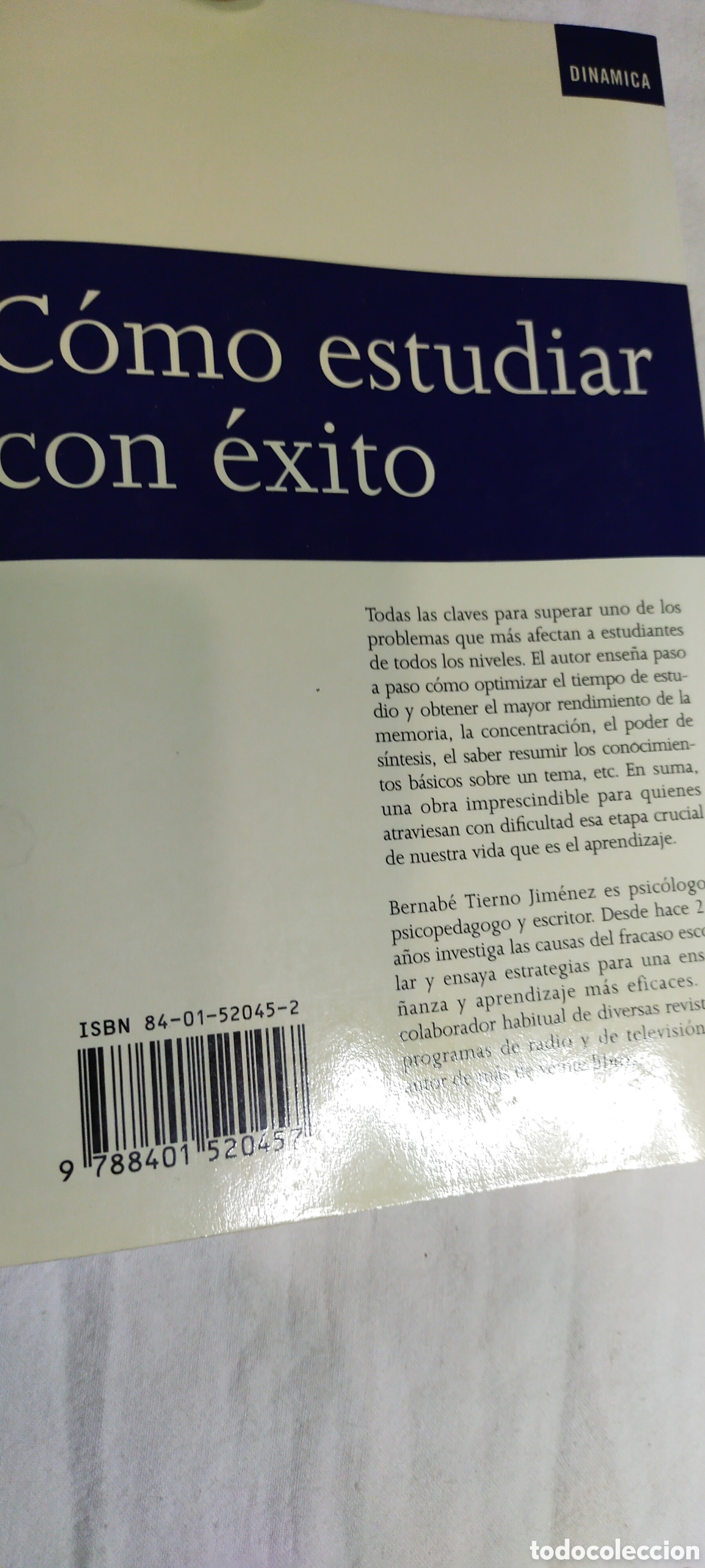 Libros de segunda mano: C&oacute;mo estudiar con &eacute;xito. Bernab&eacute; tierno Jim&eacute;nez. - Foto 3