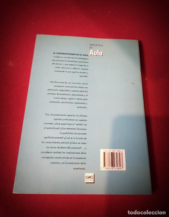 Libros de segunda mano: EL CONSTRUCTIVISMO EN EL AULA - Foto 2