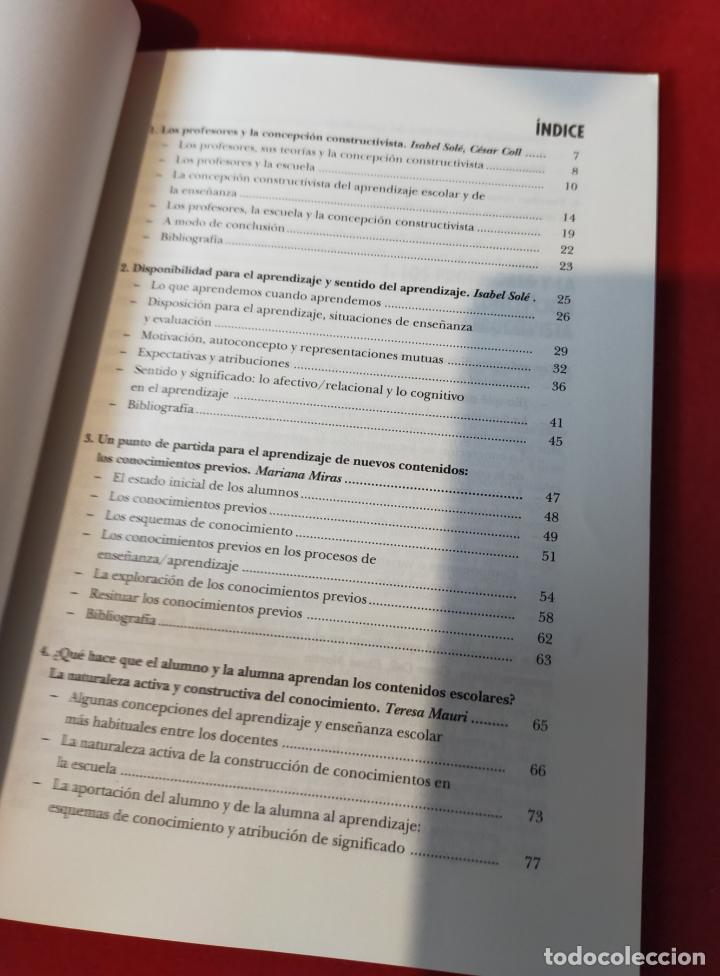 Libros de segunda mano: EL CONSTRUCTIVISMO EN EL AULA - Foto 6