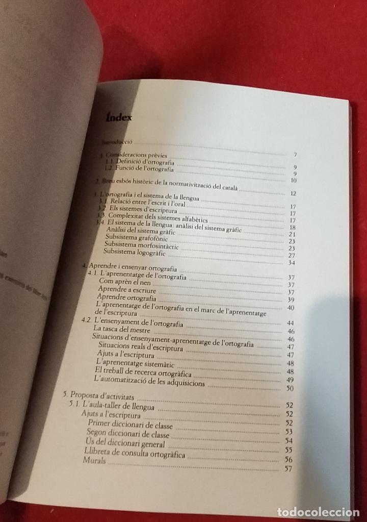 Libros de segunda mano: L&acute;ENSENYAMENT DE L&acute;ORTOGRAFIA - GRA&Oacute; -CATALA - Foto 3