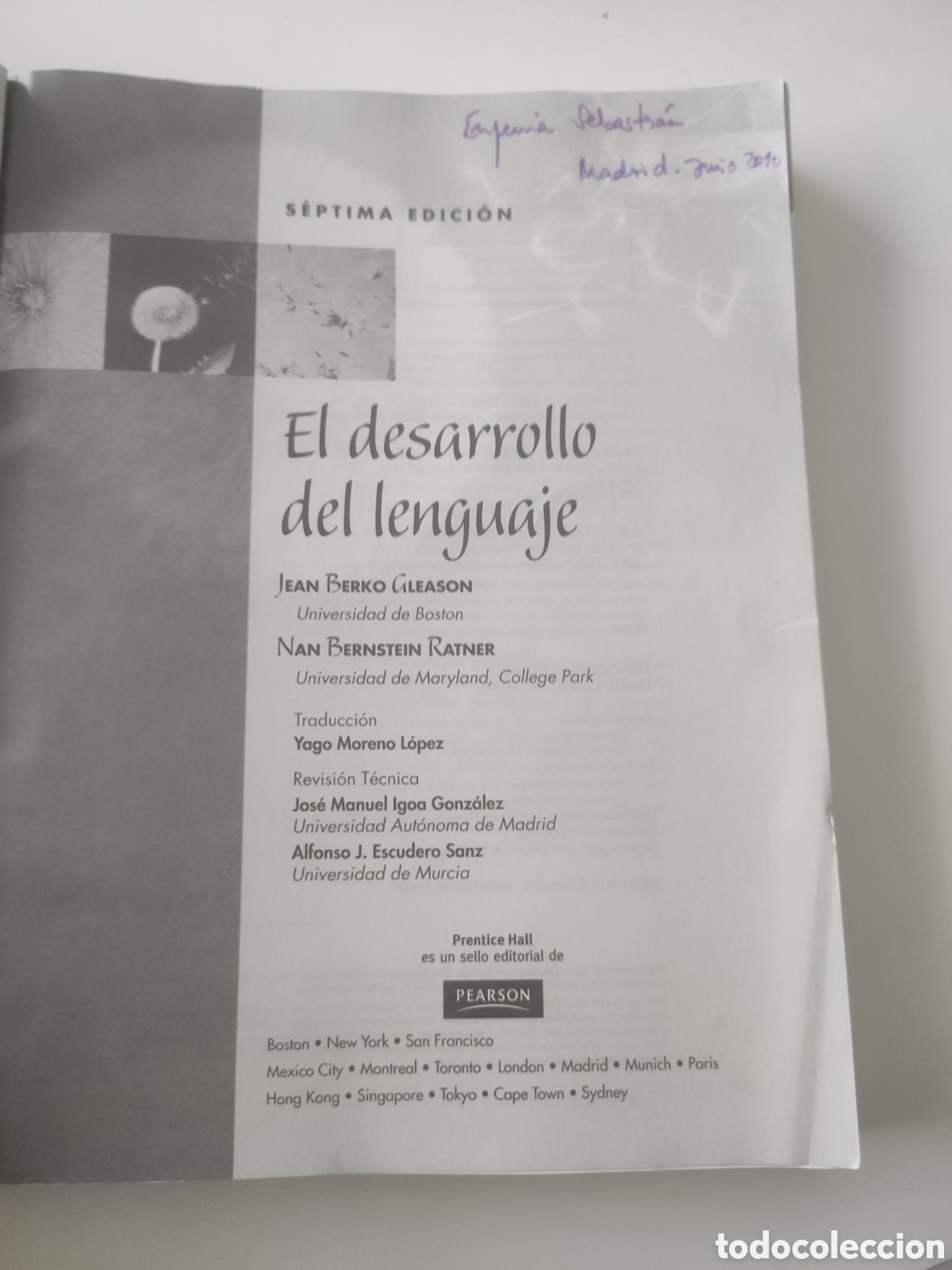Libros de segunda mano: DESARROLLO DEL LENGUAJE .- J Berko y Nan Bernstein - Foto 3
