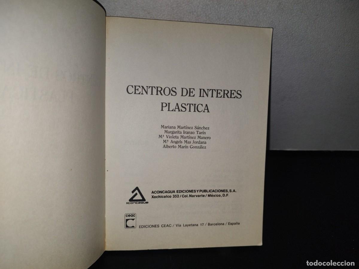 Libros de segunda mano: 131- CENTROS DE INTER&Eacute;S: PL&Aacute;STICA - EDUCACI&Oacute;N PREESCOLAR - EDICIONES CEAC - 1982 - Foto 4