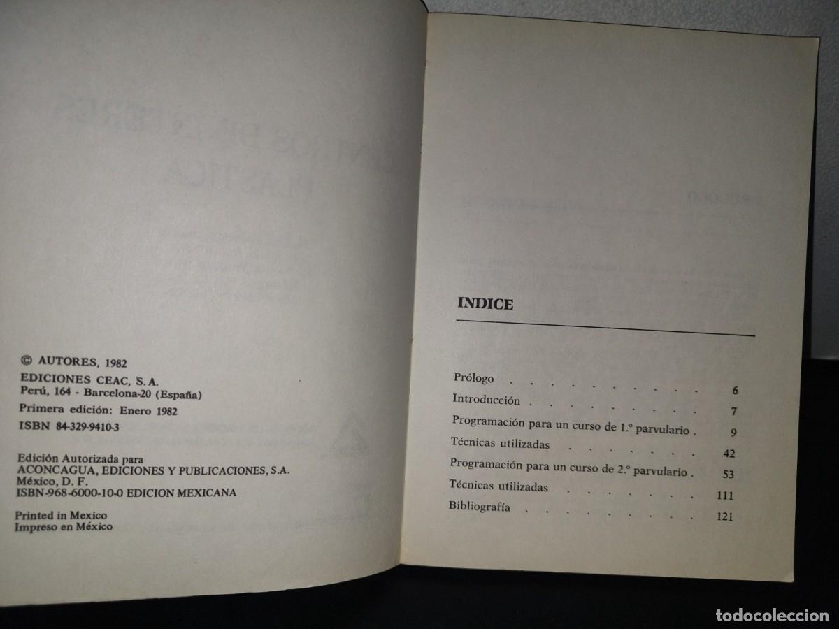 Libros de segunda mano: 131- CENTROS DE INTER&Eacute;S: PL&Aacute;STICA - EDUCACI&Oacute;N PREESCOLAR - EDICIONES CEAC - 1982 - Foto 5