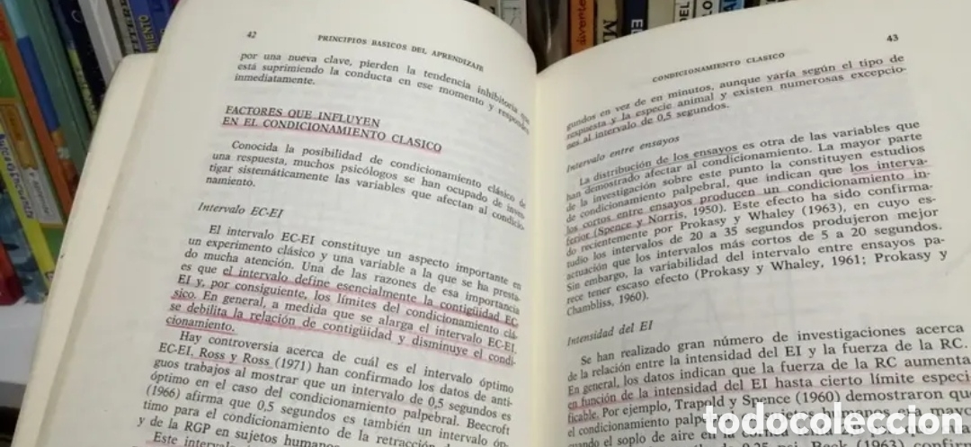 Libros de segunda mano: Principios b&aacute;sicos del aprendizaje. Roger M. Tarpy. - Foto 6