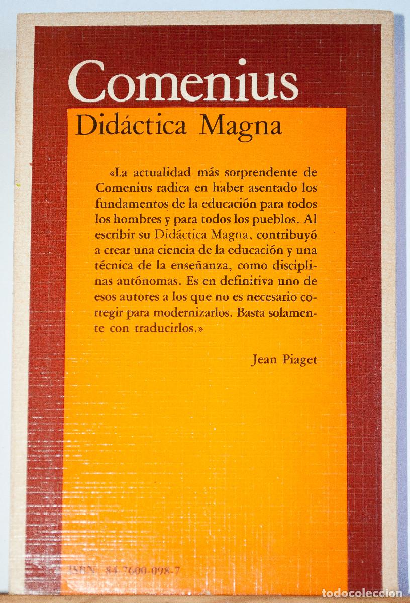 Libros de segunda mano: Didactica Magna. Comenius Akal. 1986 - Foto 2