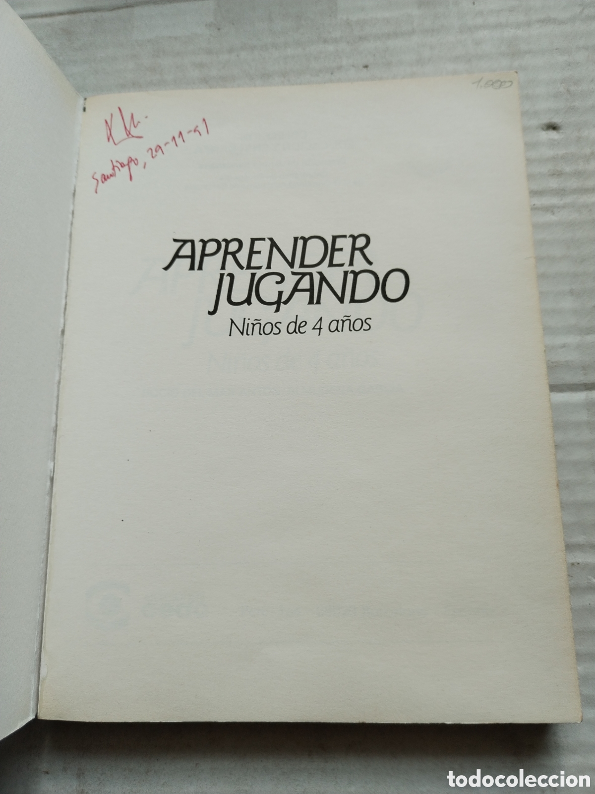 Libros de segunda mano: APRENDER JUGANDO NI&Ntilde;OS DE 4 A&Ntilde;OS/ - Foto 2