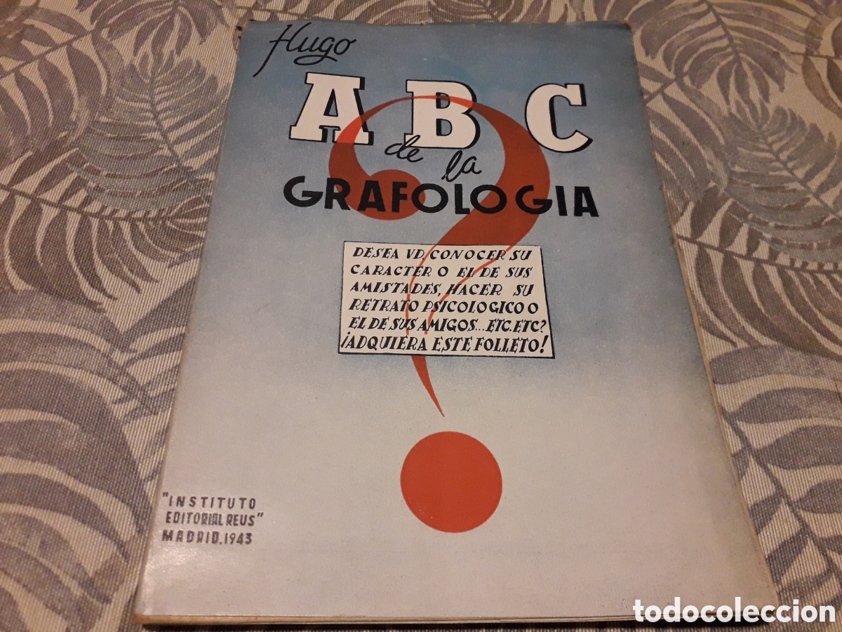 Libros de segunda mano: ABC DE LA GRAFOLOG&Iacute;A, HUGO, - Foto 1