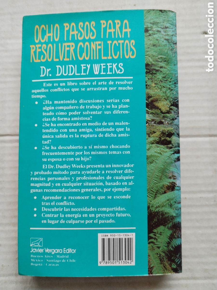 Libros de segunda mano: OCHO PASOS PARA RESOLVER CONFLICTOS - Foto 5