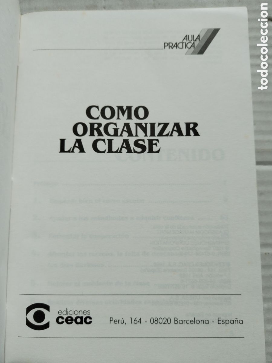 Libros de segunda mano: COMO ORGANIZAR LA CLASE - Foto 3