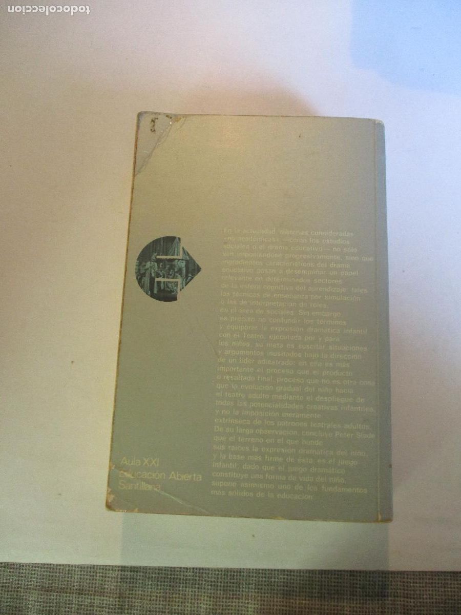 Libros de segunda mano: PETER SLADE Expresi&oacute;n dram&aacute;tica infantil W25884 - Foto 3