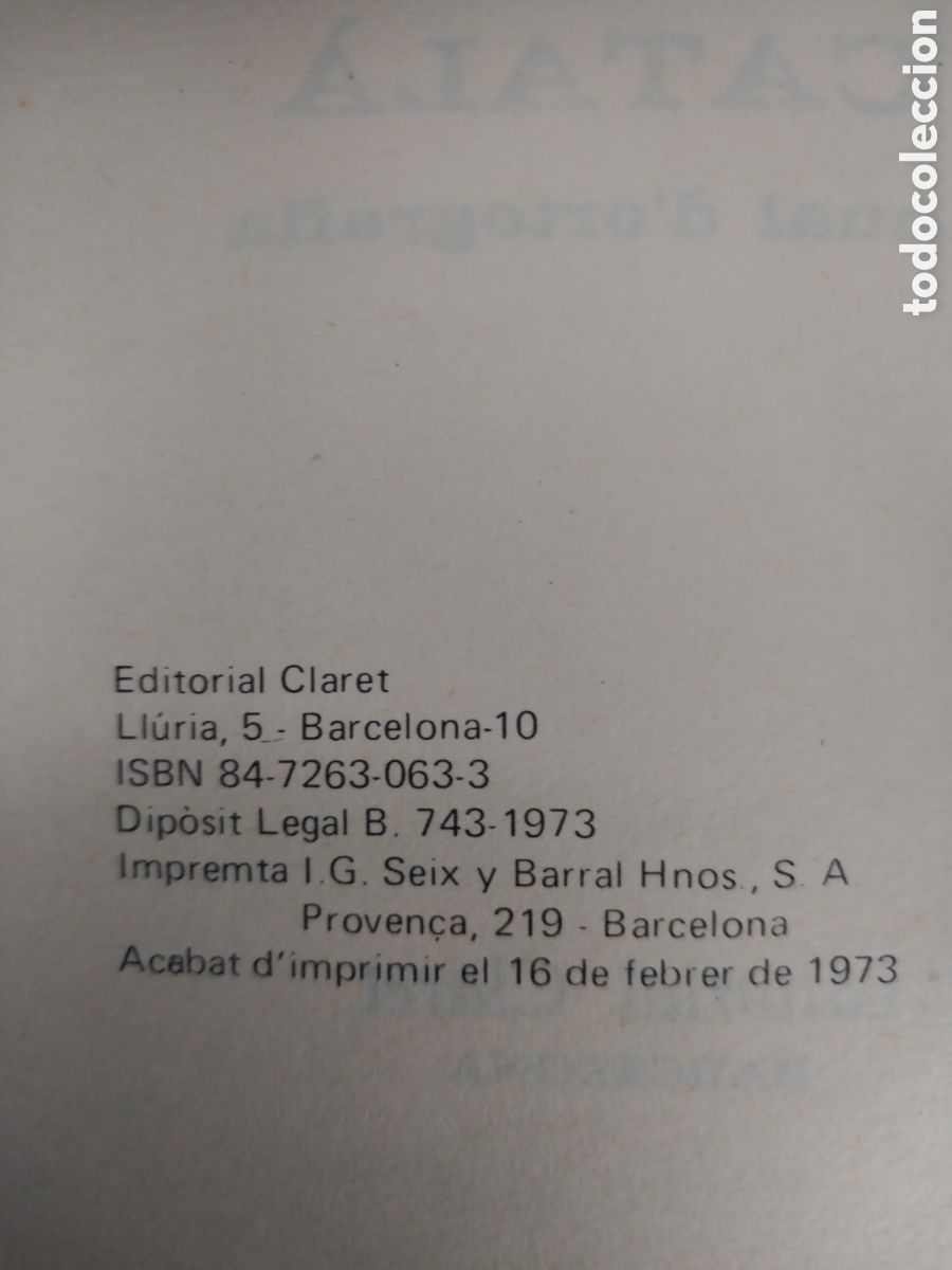 Libros de segunda mano: ESCRIBIU BE EL CATALA any 1973 - Foto 2