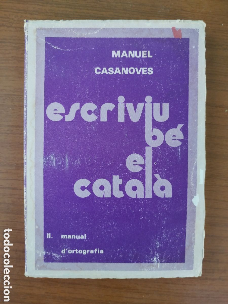 Libros de segunda mano: ESCRIBIU BE EL CATALA any 1973 - Foto 1