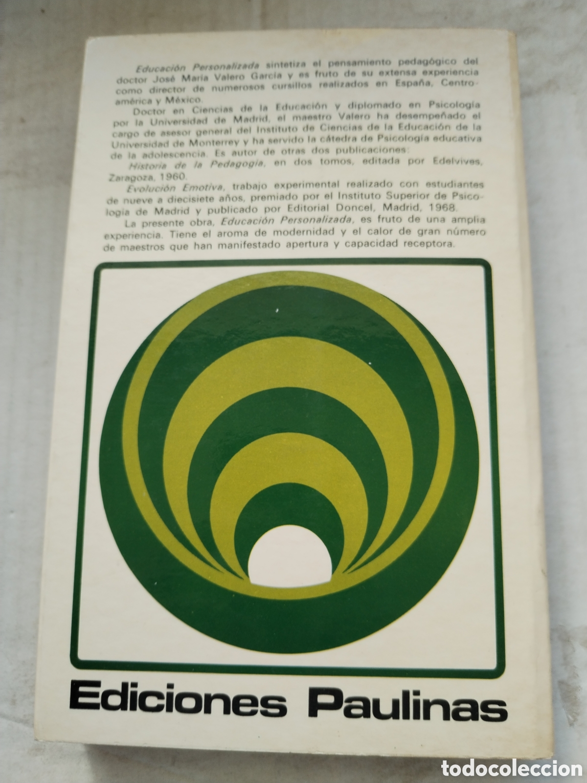 Libros de segunda mano: EDUCACI&Oacute;N PERSONSMIZADA/JOS&Eacute; VALERO - Foto 5