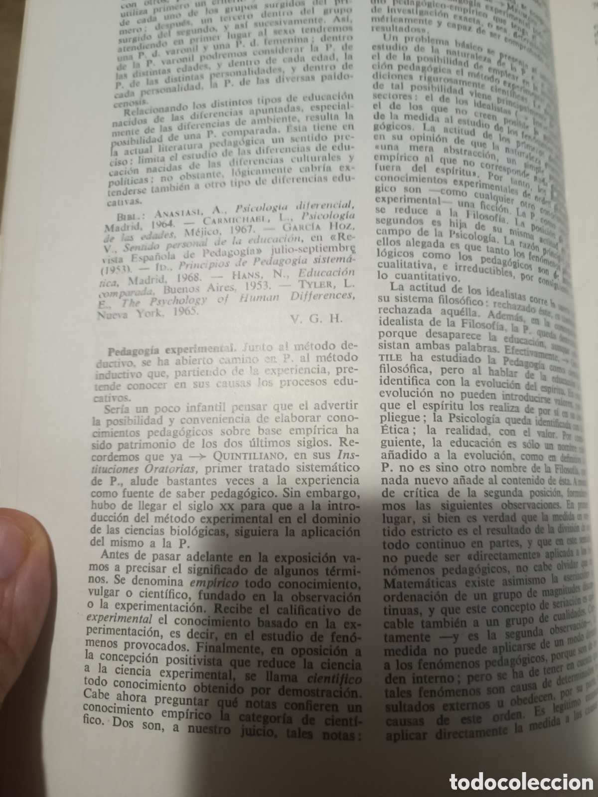 Libros de segunda mano: Dicionario de Pedagog&iacute;a (dos tomos) - Foto 5