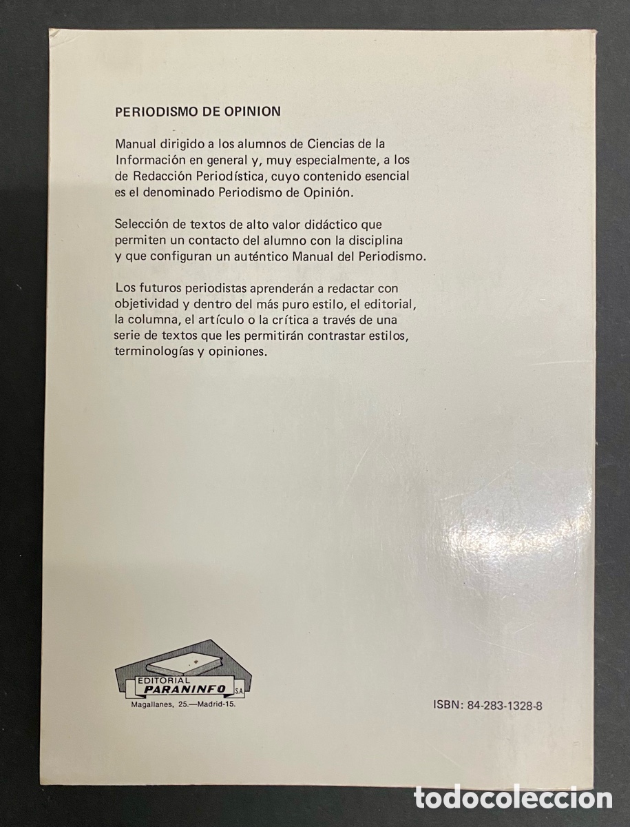 Libros de segunda mano: PERIODISMO DE OPINION. - Foto 2