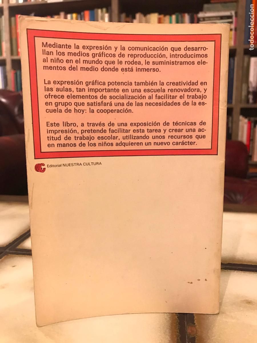 Libros de segunda mano: T&eacute;cnicas de impresi&oacute;n en las escuelas. Francesc Imberm&oacute;n. - Foto 2