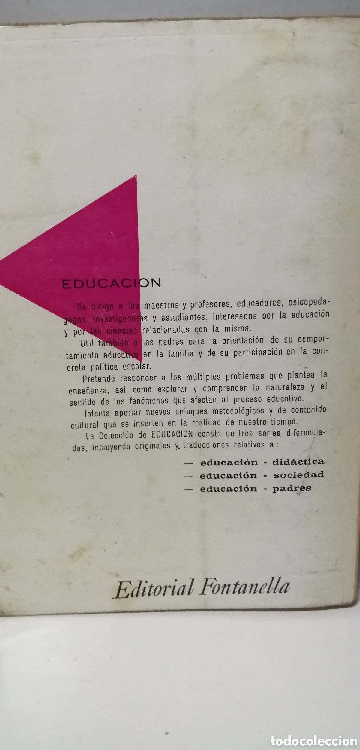 Libros de segunda mano: Como desarrollar las aptitudes psico ling&uuml;&iacute;sticas Ejercicios pr&aacute;cticos Fontanella 1976 - Foto 3