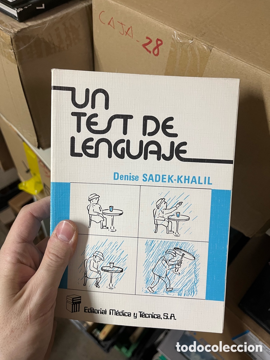 Libros de segunda mano: Caja28 un TEST DE LENGUAJE Denise SADEK-KHALIL