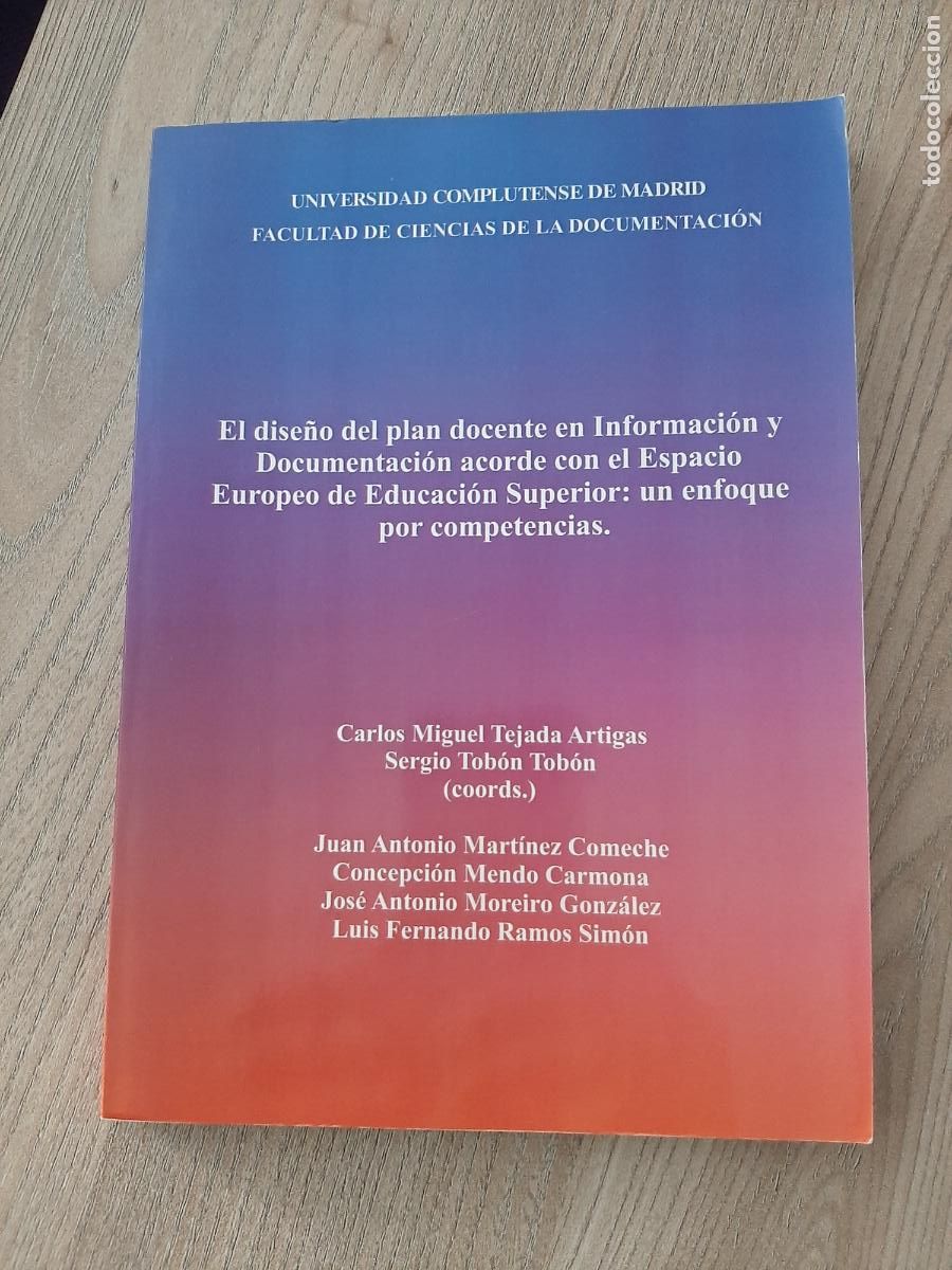 Libros de segunda mano: EL DISE&Ntilde;O DEL PLAN DOCENTE EN INFORMACI&Oacute;N Y DOCUMENTACI&Oacute;N ... - Foto 1