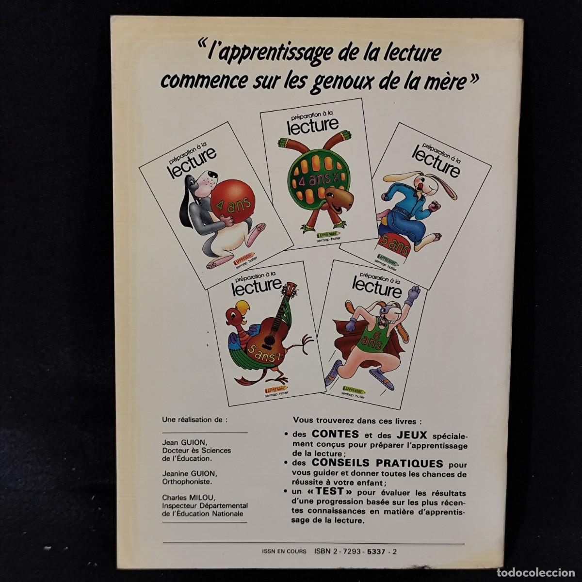 Libros de segunda mano: PR&Eacute;PARATION &Agrave; LA LECTURE - SERMAP HATIER - 1982 / 2.012 - Foto 3