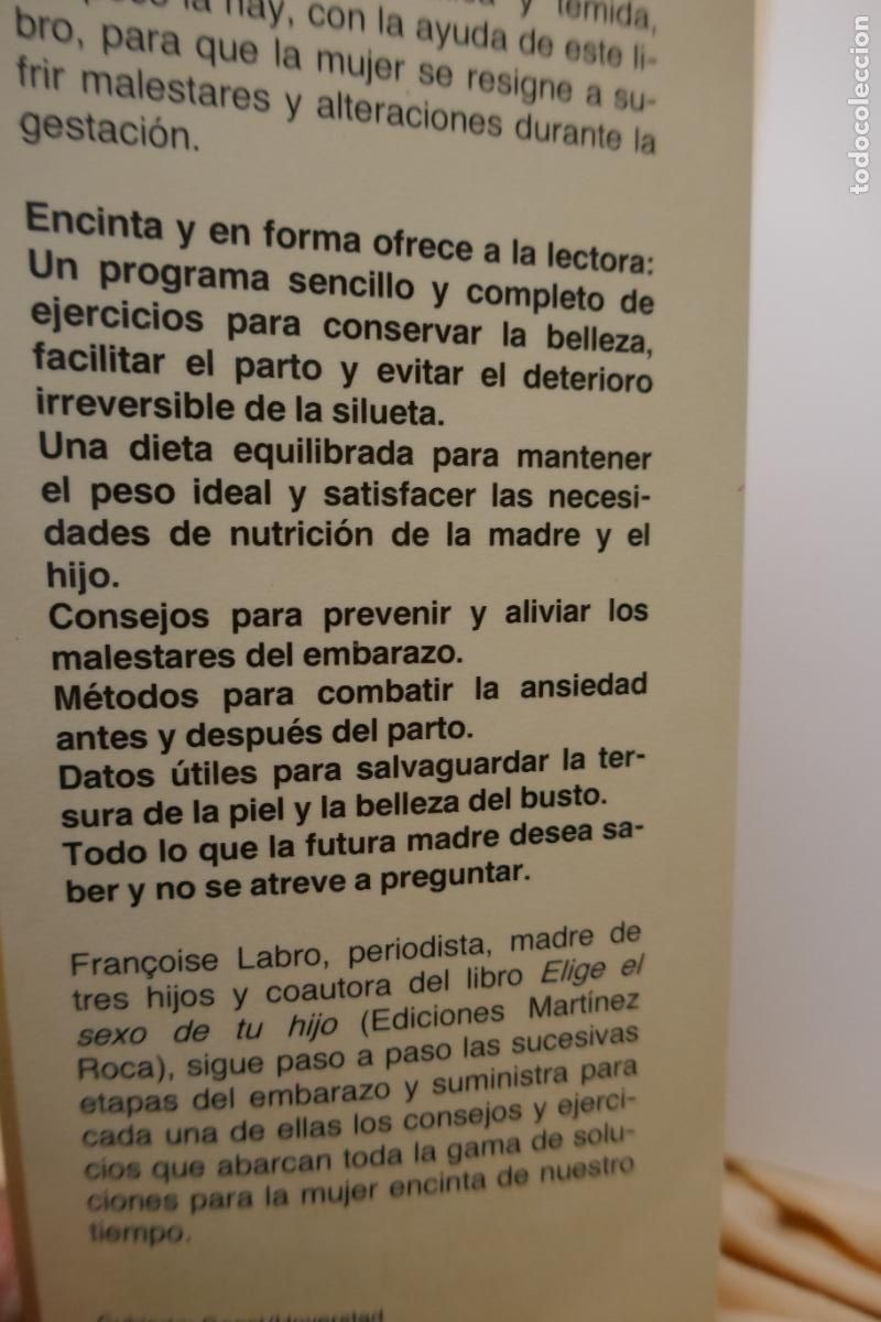 Libros de segunda mano: Encinta y en forma - Fran&ccedil;oise Labro - Foto 5