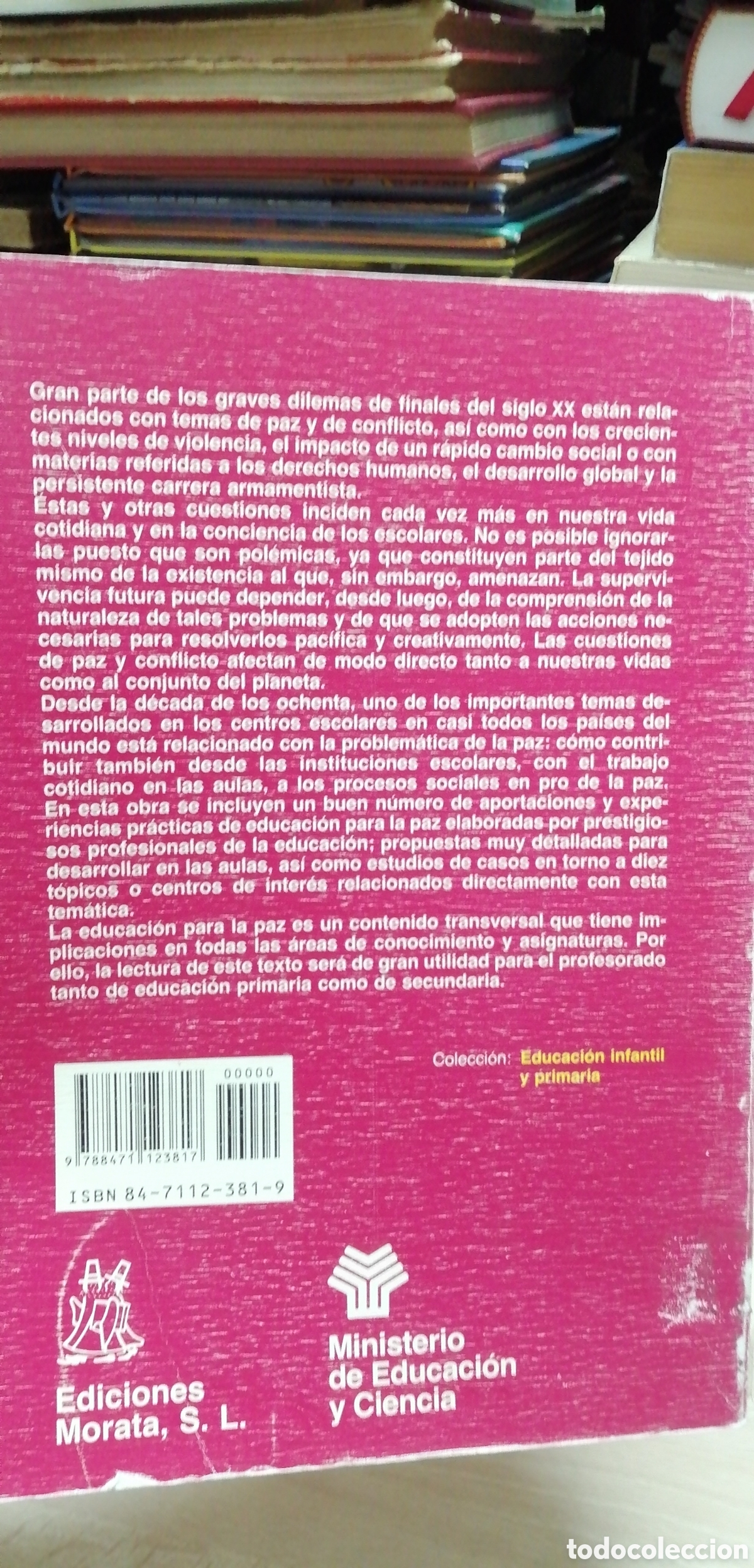 Libros de segunda mano: Educaci&oacute;n para la paz D. Hicks Ediciones Morata - Foto 2