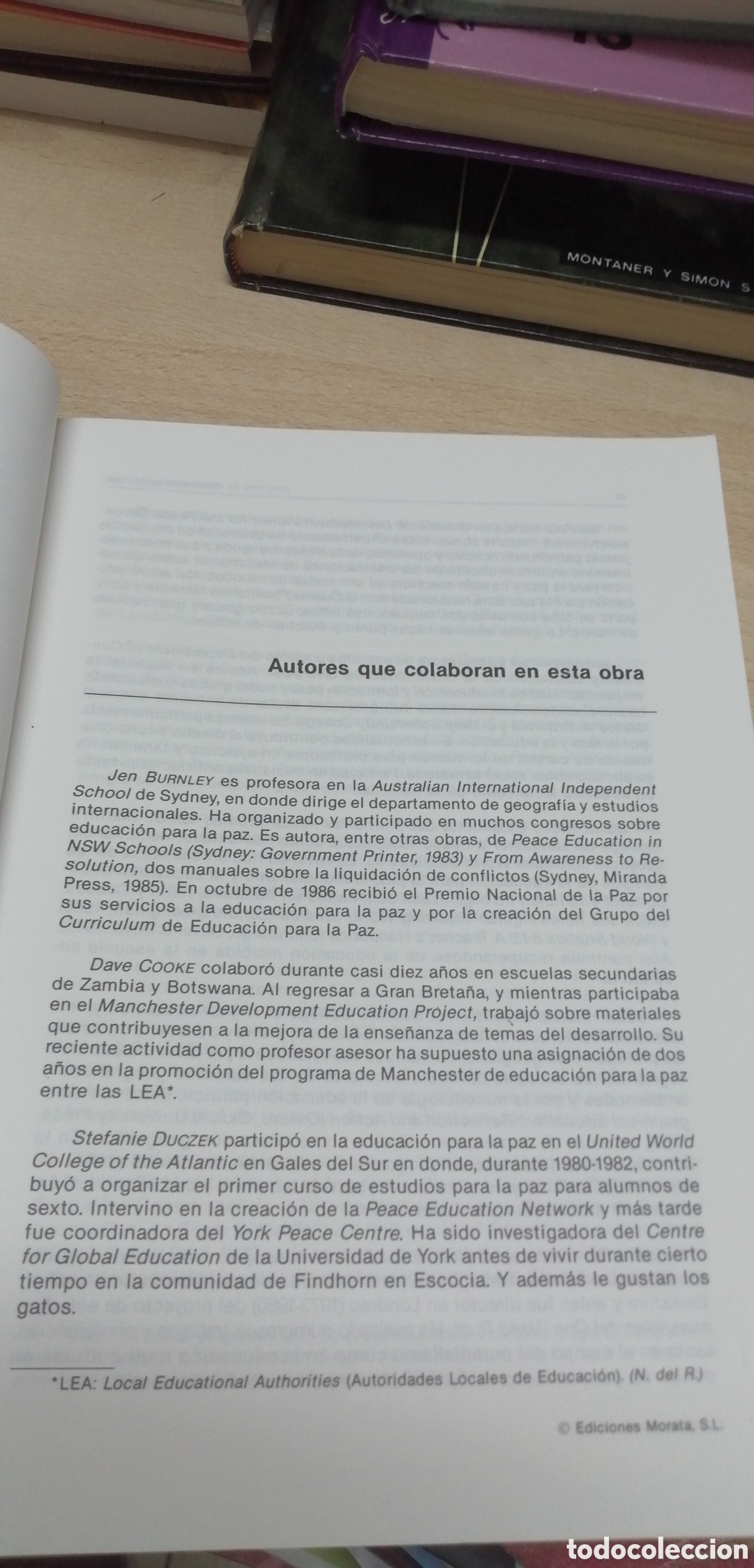 Libros de segunda mano: Educaci&oacute;n para la paz D. Hicks Ediciones Morata - Foto 9