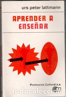 Libros de segunda mano: Aprender a ense&ntilde;ar, Urs Peter lattmann - Foto 1
