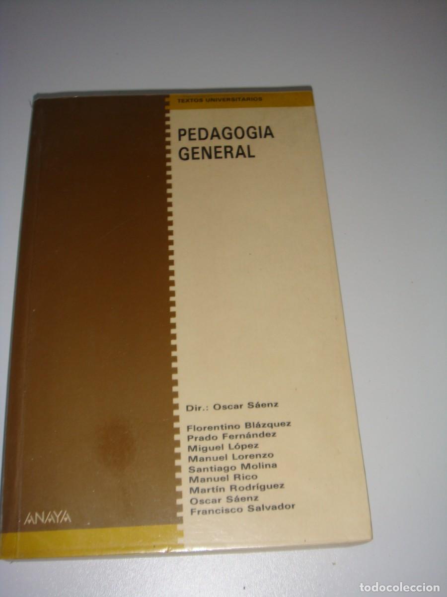 Libros de segunda mano: PEDAGOGIA GENERAL ANAYA - Foto 1