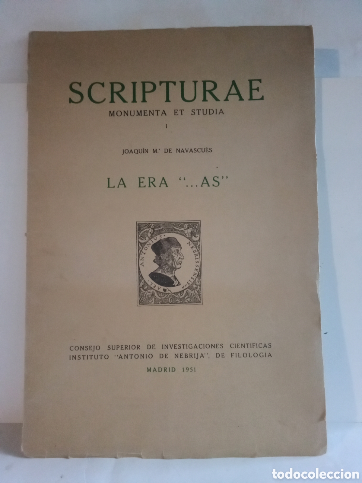 Libros de segunda mano: SCRIPTURAE - MONUMENTA ET STUDIA - Foto 1
