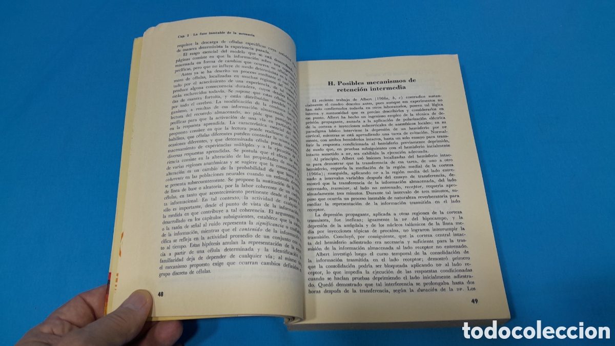 Libros de segunda mano: MECANISMOS DE LA MEMORIA - E. ROY JOHN - Foto 6