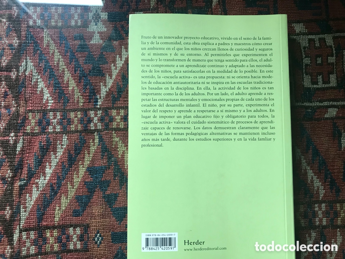 Libros de segunda mano: Educar para ser. Rebeca Wild. Herder - Foto 3