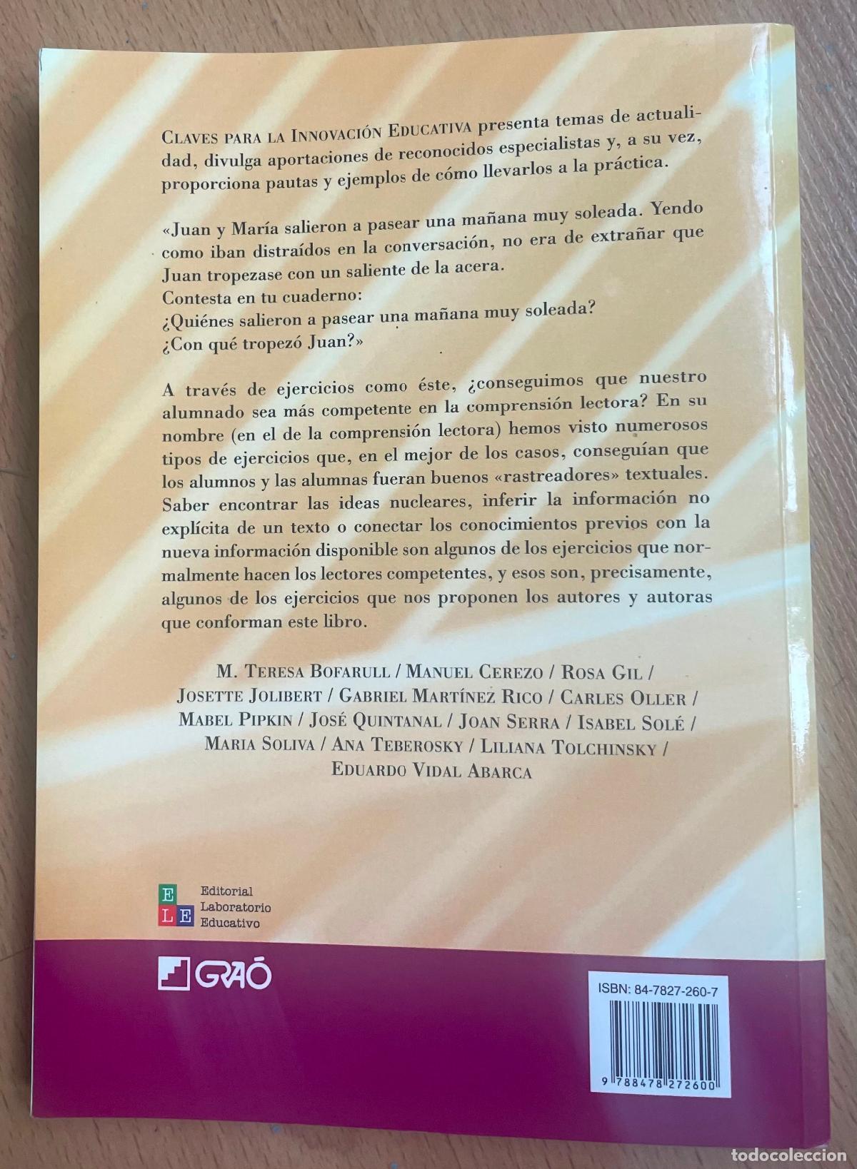 Libros de segunda mano: COMPRENSION LECTORA, El uso de la lengua como procedimiento, - Foto 2