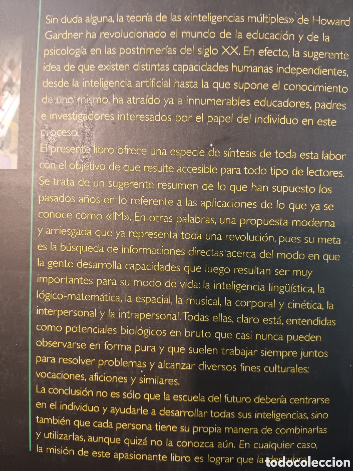 Libros de segunda mano: Howard Gardner. Inteligencias m&uacute;ltiples - Foto 2
