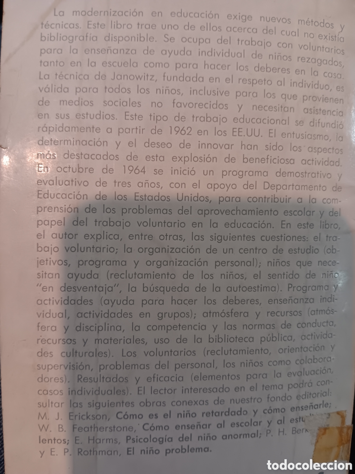 Libros de segunda mano: Gayle Janowitz. La ayuda escolar. - Foto 2