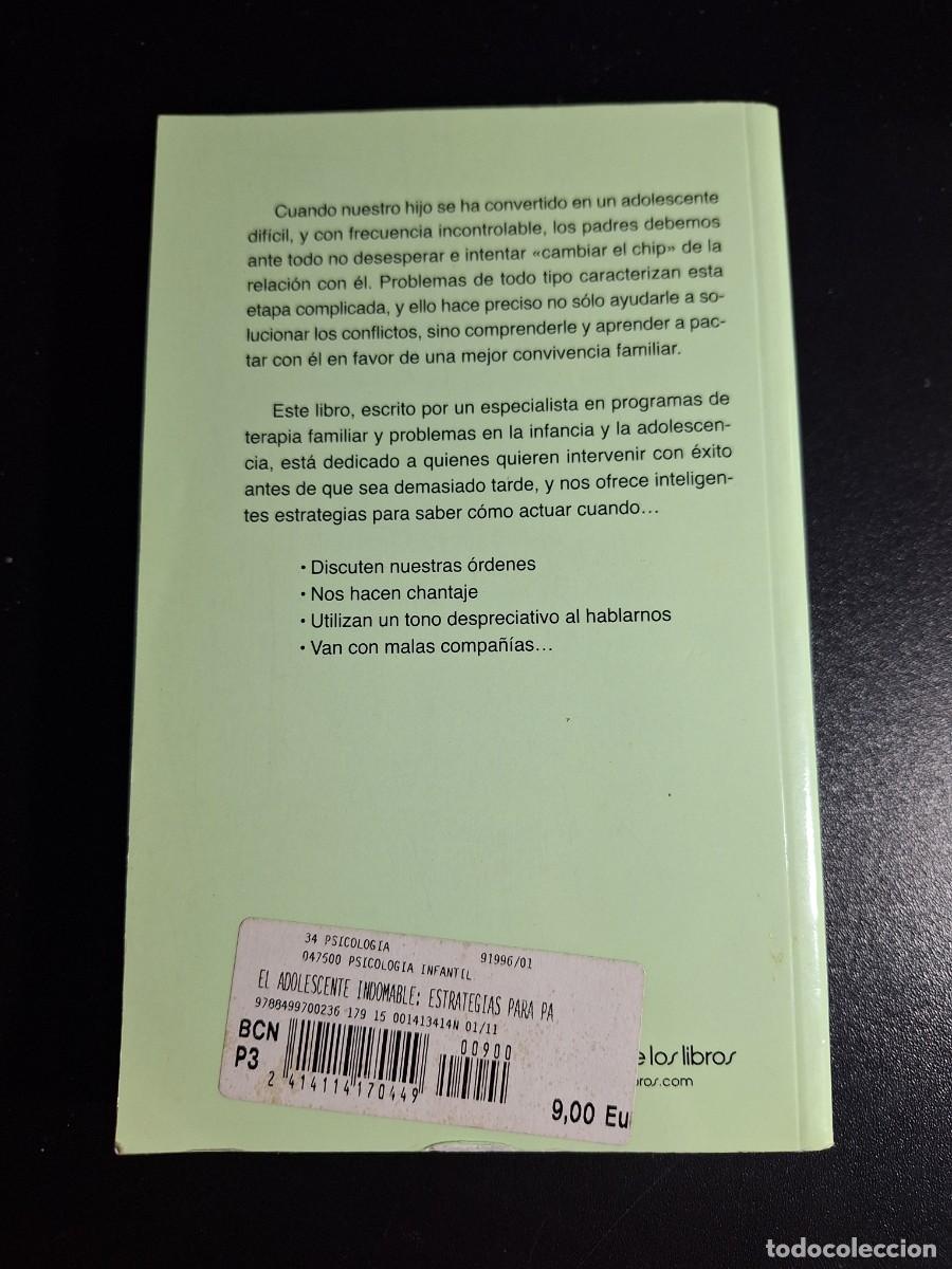 Libros de segunda mano: El adolescente indomable - &Aacute;ngel Peralbo - Foto 2