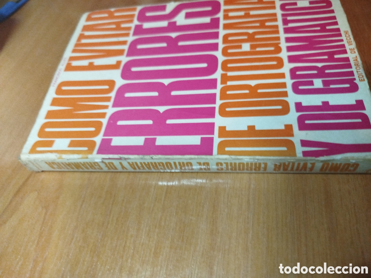 Libros de segunda mano: C&oacute;mo evitar errores de ortograf&iacute;a y de gram&aacute;tica. - Foto 2