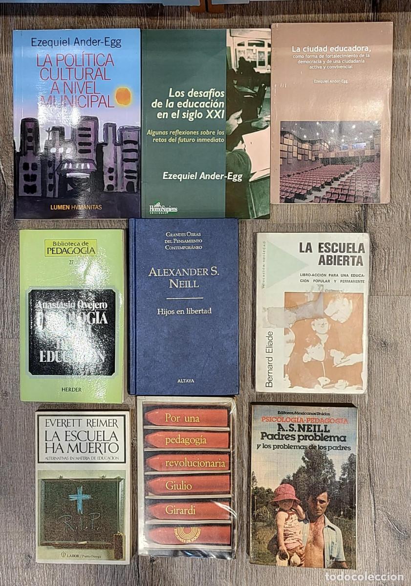 Libri di seconda mano: Lote de libros pedagog&iacute;a y educaci&oacute;n: Ander-Egg, Everett Reimer, Neill...