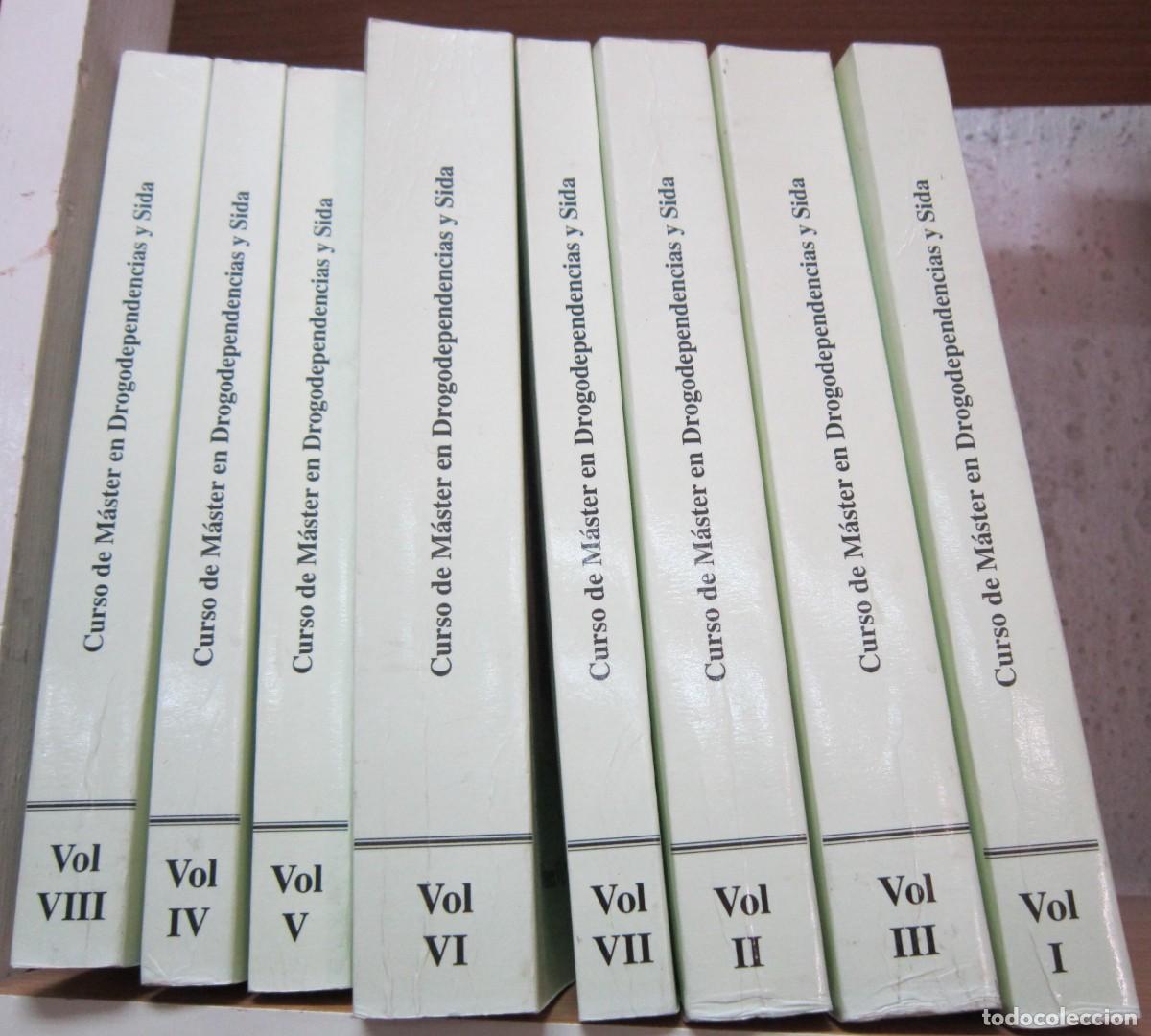 Libros de segunda mano: Curso de m&aacute;ster en Drogodependencias y Sida (Vol. 1-8) - Foto 2