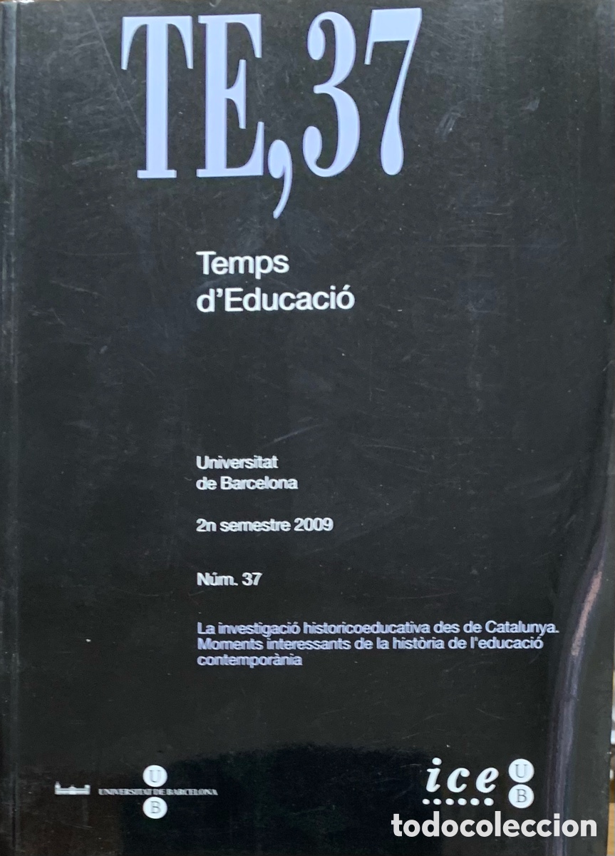 Libros de segunda mano: TEMPS d&rsquo;educacio N 37 - Foto 1