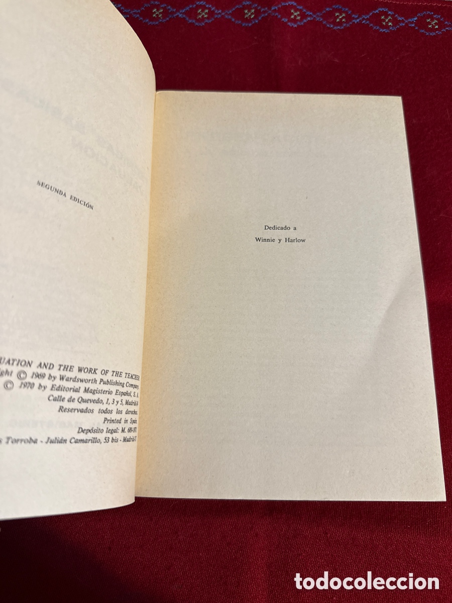 Libros de segunda mano: T&eacute;cnicas b&aacute;sicas de evaluaci&oacute;n. E. I. Sawin. - Foto 5
