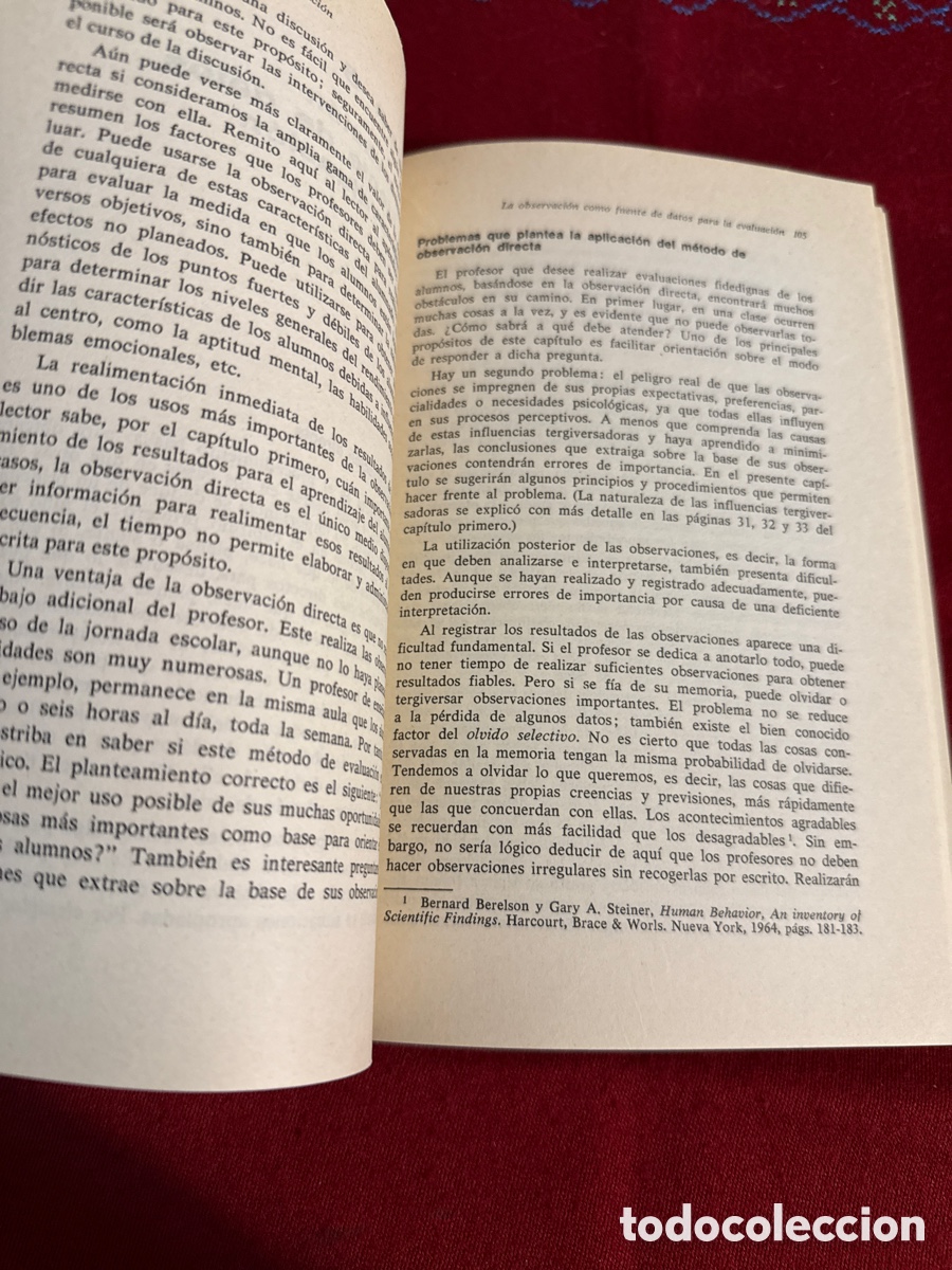 Libros de segunda mano: T&eacute;cnicas b&aacute;sicas de evaluaci&oacute;n. E. I. Sawin. - Foto 10