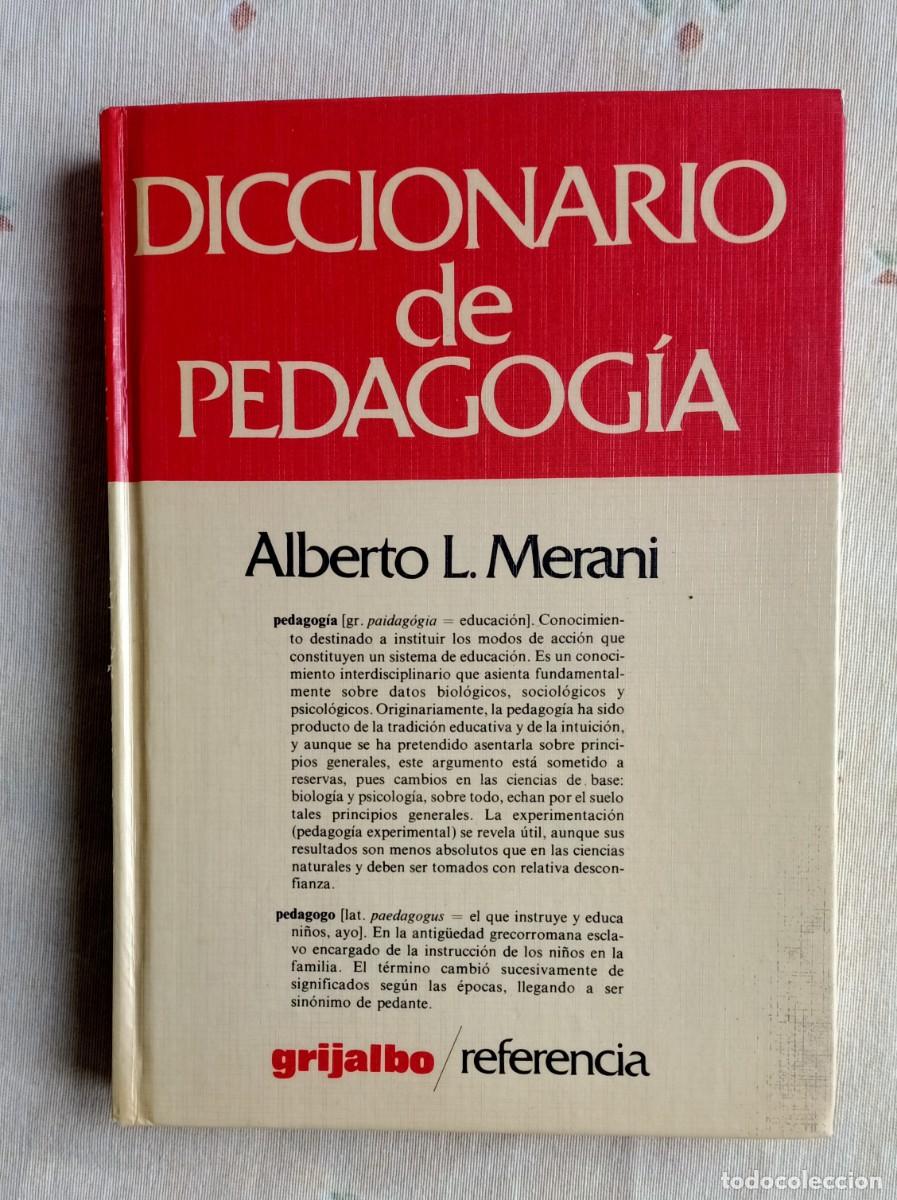 Mano Merani diccionario de pedagocia.alberto l. merani.grij - Compra venta en ...