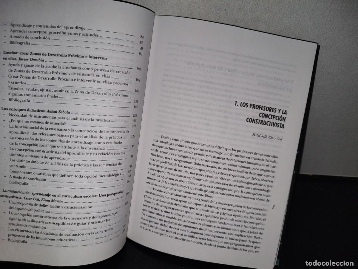 Libros de segunda mano: 140- EL CONSTRUCTIVISMO EN EL AULA - C&Eacute;SAR COLL, ELENA MART&Iacute;N Y OTROS... - EDITORIAL GRA&Oacute; - 2007 - Foto 6
