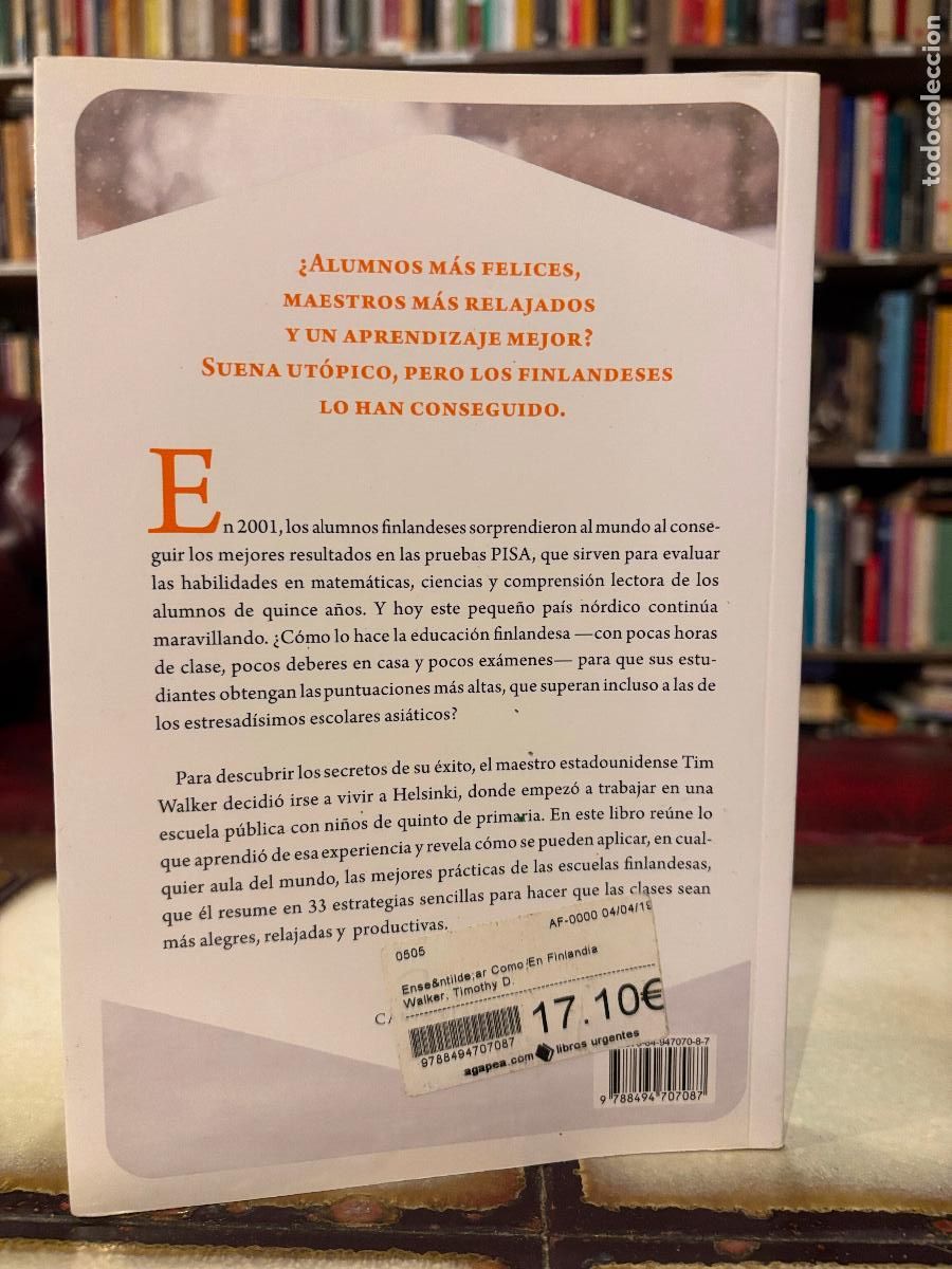 Libros de segunda mano: Ense&ntilde;ar como en Finlandia. Timothy D. Walker - Foto 2