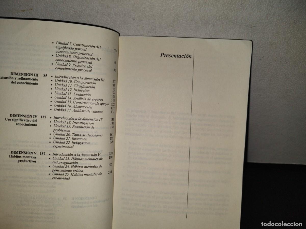 Libros de segunda mano: 140- DIMENSIONES DEL APRENDIZAJE - ROBERT MARZANO - ITESO - 2000 - Foto 6