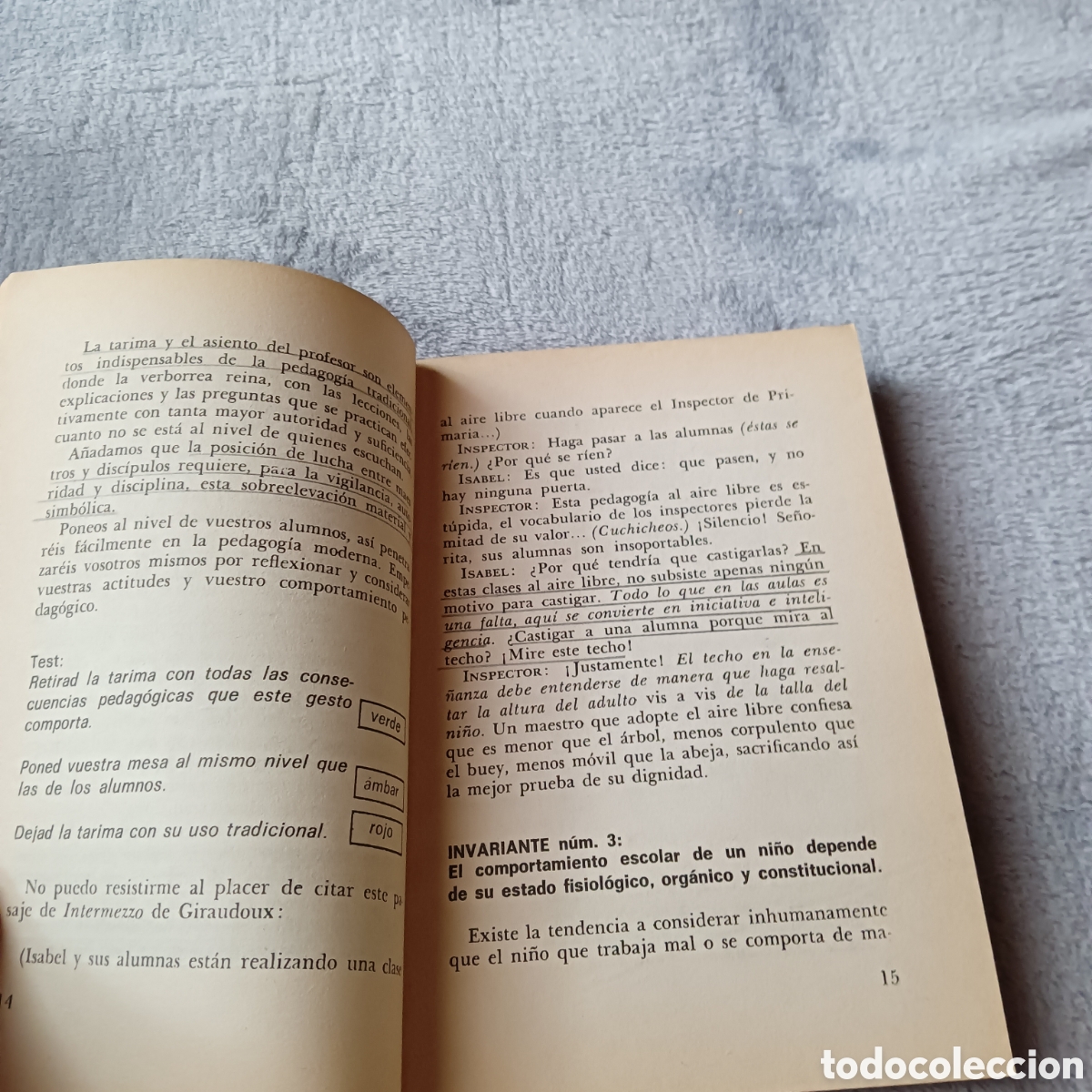 Libros de segunda mano: Las invariantes pedagogicas. - Foto 3