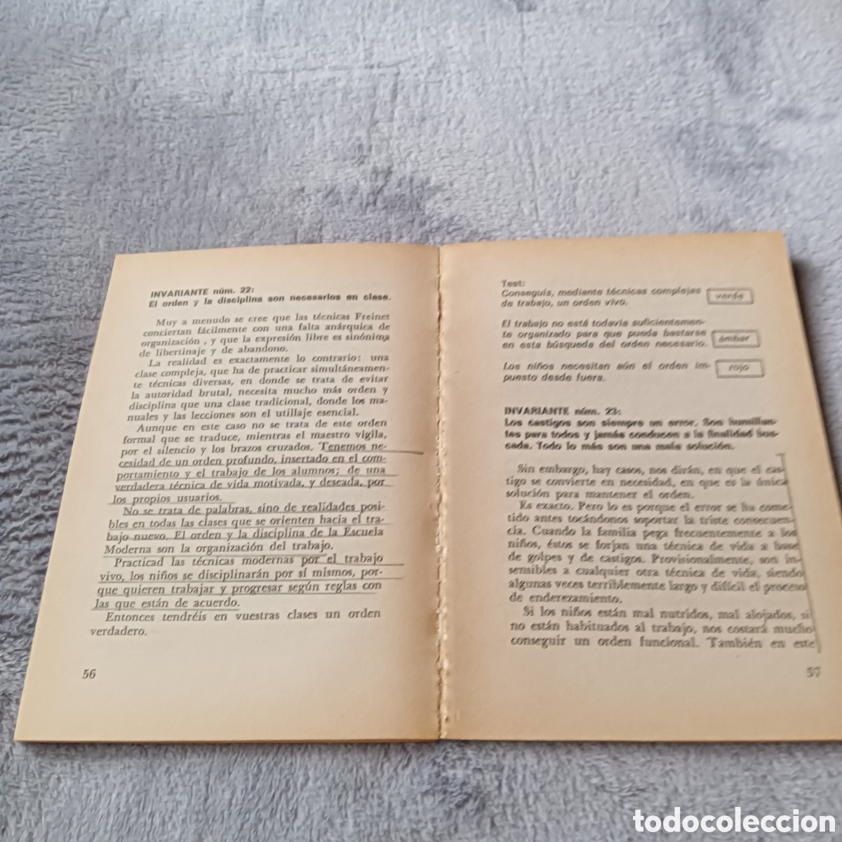 Libros de segunda mano: Las invariantes pedagogicas. - Foto 6